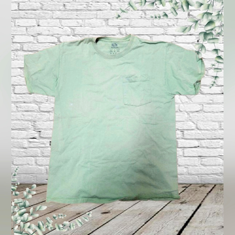 Men's Green T-Shirt- Large